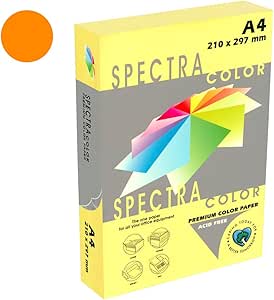 Spectra IT240 Orange Coloured A4 Paper